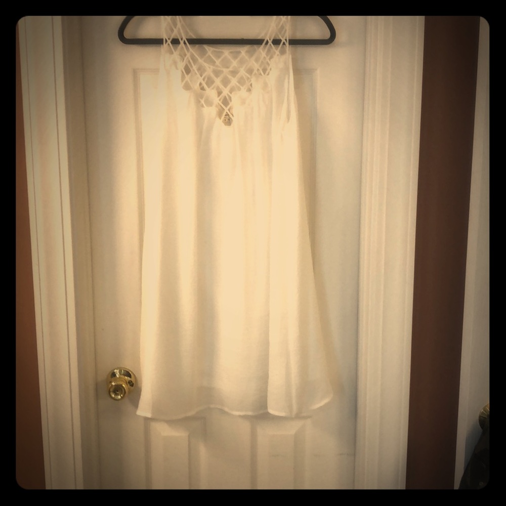 Flowing White Dress
